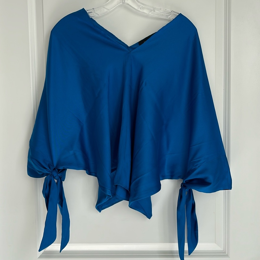 Banana republic tie-sleeve top